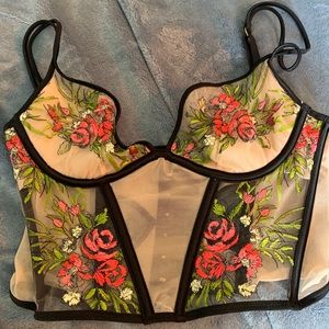 Victoria secret half corset